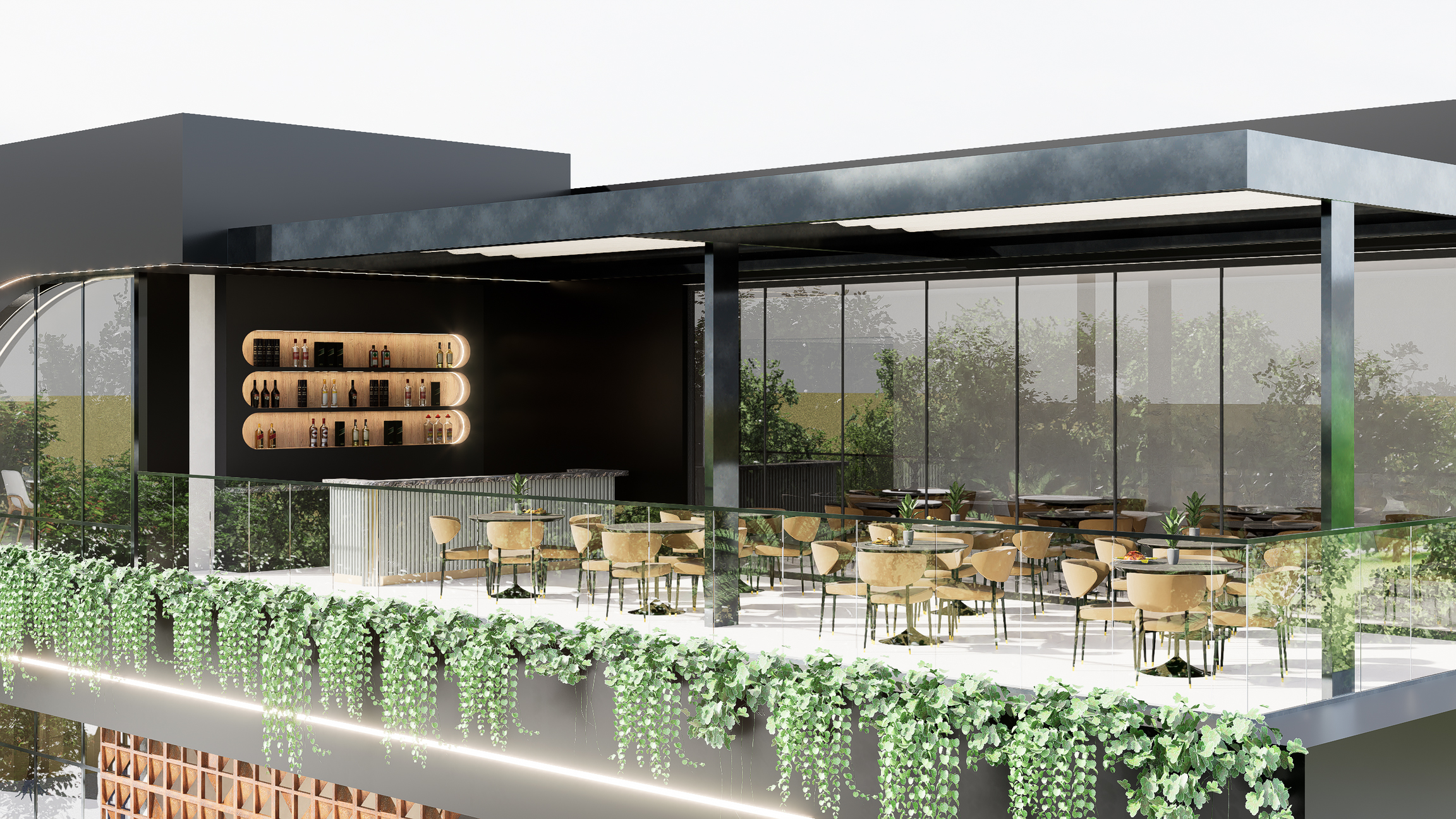 Rooftop bar
